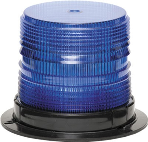 Blue Medium Profile Fleet LED Beacon Permanent Mount - Lens: Blue - P Base - 270 27002   Safety Supplies Canada