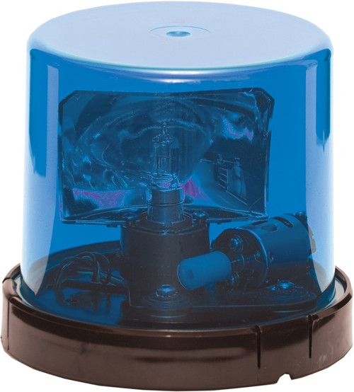 Blue Medium Profile Fleet Rotator Beacon Permanent Mount - Dome: Blue 28002   Safety Supplies Canada