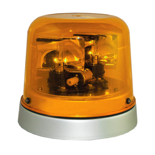 Amber High Profile Fleet Rotator Beacon Permanent Mount - Dome: Amber 28100   Safety Supplies Canada