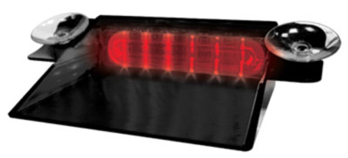 Red 6 LED Perimeter Dash Light - Lens: Clear 80079   Safety Supplies Canada