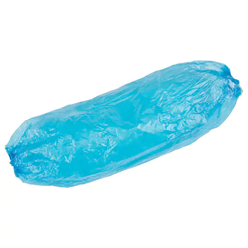 Disposable Sleeves, 18" long, Polyethylene, Blue | Zenith SFU586   Safety Supplies Canada