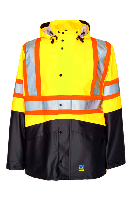 CSA Hi-Vis Waterproof Rain Jacket | Projob