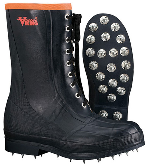 Lace-Up Spiked Forester Safety Boot | Ultra Flexible | Viking VW56   Safety Supplies Canada