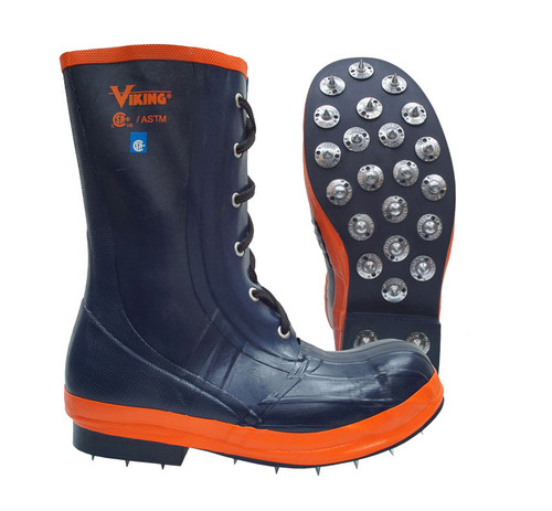Lace-Up Steel Toe Spiked Forester Safety Boot | Viking VW57   Safety Supplies Canada