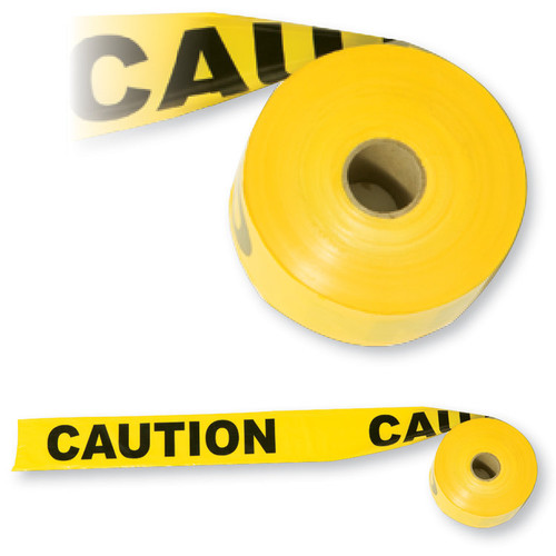 Yellow Caution Barricade Tape BKCAUTION   Safety Supply Canada