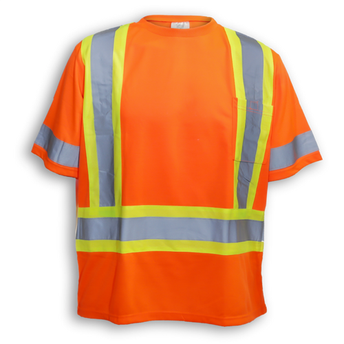 Poly/Cotton Traffic Safety T-Shirt | Case of 50 | Big K