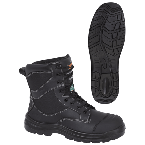 Metal-Free Composite Toe/Plate Leather Work Boots - Black 1050   Safety Supply Canada