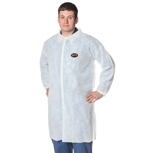 Disposable Polypropylene Lab Coat