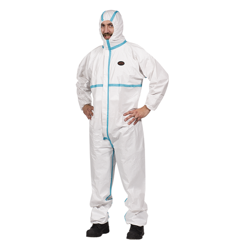 Microporous Coverall - Type 4 |Category III EN ISO 13034 Type 6 | Pioneer 2076   Safety Supply Canada