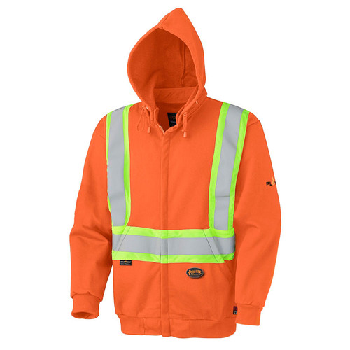 FR Zip-Style Heavyweight Safety Hoodie | Pioneer 338SF/337SF   Safety Supply Canada