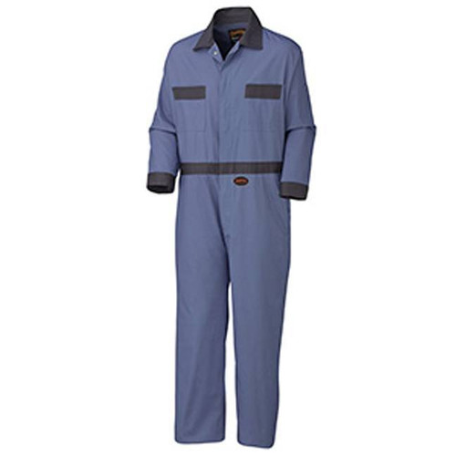 Cotton Safety Coverall with Buttons | Reg & Tall | Pioneer 5133/5133T   Safety Supply Canada