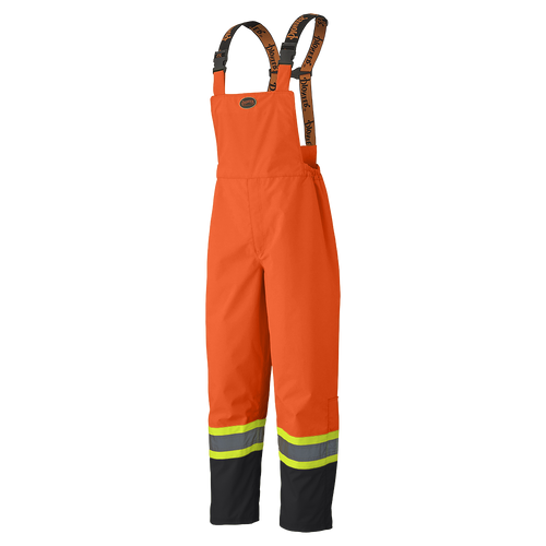 300D Hi-Viz Trilobal Ripstop Waterproof Safety Bib Pant | Pioneer 5404/5405   Safety Supply Canada