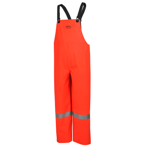 Hi-Viz PVC/Polyester/PVC FR Rain Bib Pants | Pioneer 576P  Safety Supply Canada