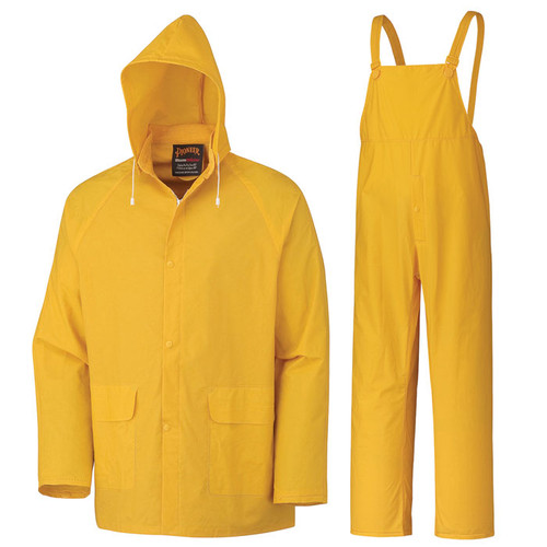 Supported PVC Rain Suit | 3-Piece Set with Hangable Bag| Pioneer 577B  Safety Supply Canada