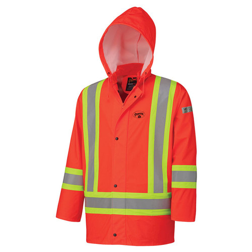 FR Hi-Vis 4-Way Stretch Waterproof Rain Jacket | Pioneer 5892/5894/5894BK  Safety Supply Canada