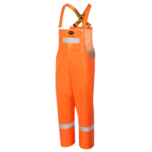 Hi-Viz FR/Arc Super-HD Safety Rain Bib Pants - Hi-Viz Orange 5990P  Safety Supply Canada