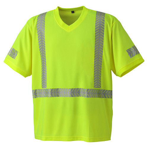 Hi-Vis Cool-Pass Safety T-Shirt - CSA, Class 2 - Pioneer 6901 Yellow