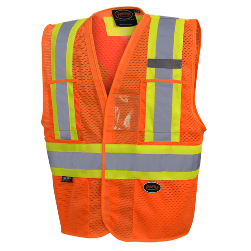 Hi-Viz Non Tear-Away Mesh Vest | Pioneer 6945/6946   Safety Supply Canada