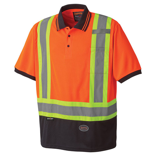 Hi-Vis Birdseye Safety Polo T-Shirt  | Pioneer 6986/6987   Safety Supply Canada