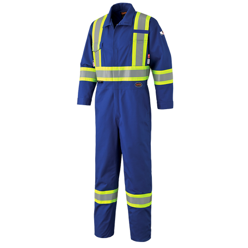 FR-Tech Flame Resistant 7 oz Hi-Viz Safety Coverall | Pioneer 7704/7704T   Safety Supply Canada