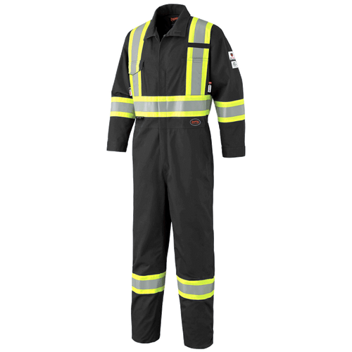FR-Tech 88/12 - ARC Rated 7 oz. Safety Coveralls | Pioneer 7702BK/7702BKT   Safety Supply Canada