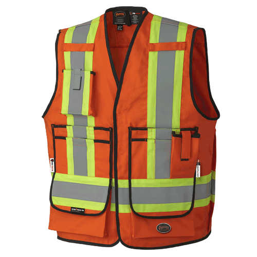 FR-Tech Flame Resistant Surveyor's Vest  | Pioneer 7732/7733   Safety Supply Canada