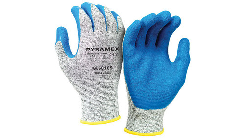 13 Gauge HPPE Latex A4 Cut GL501C5 series Dipped Glove Case of 120 Pyramex GL501C5 Safety Supply Canada