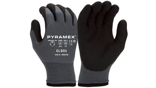 15g Nylon/7g Acrylic Liner HPT Insulated Dipped Glove - GL901 Case of 60 Pyramex GL901 Safety Supply Canada