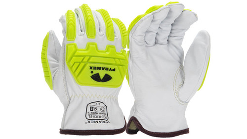 Premium Goatskin Driver Para-Aramid A7 Cut Level 2 Impact Glove - GL3003CKB Case of 60 Pyramex GL3003CKB Safety Supply Canada