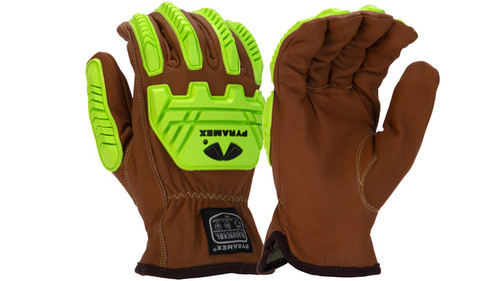 Arc Flash Premium Goatskin Para-Aramid A4 Cut Level 2 Impact Glove Case of 60 Pyramex GL3009CKB Safety Supply Canada