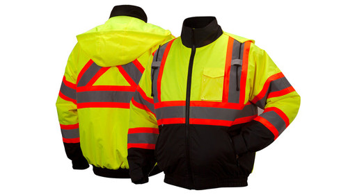 Polyester Shell with Quilted Lining Waterproof Canadian Jacket Case of 10 Pyramex RCJ3210/RCJ3220 Safety Supply Canada