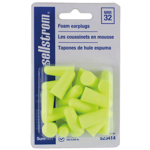 Disposable Ear Plugs Bullet Shape | Mini Pkg | Sellstrom S23414   Safety Supply Canada