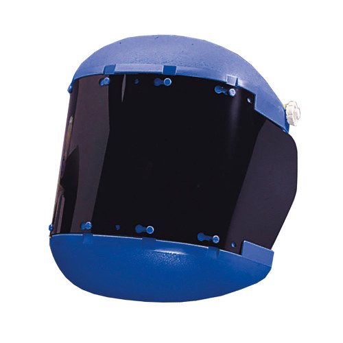 Sellstrom Dual Crown Face Shield with Ratcheting Headgear - Shade 5 IR -Uncoated S38150   Safety Supply Canada
