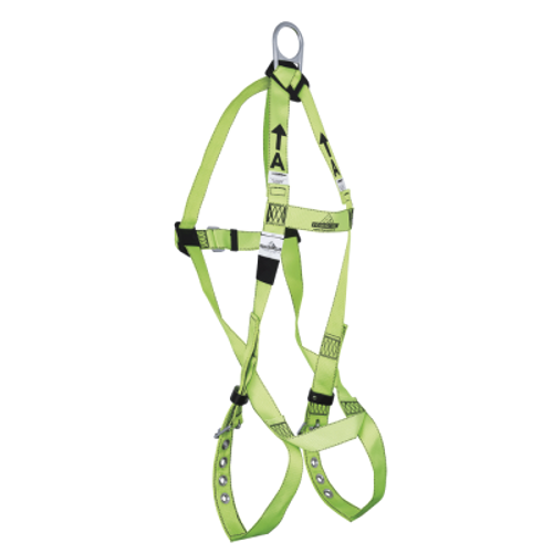 Compliance Harness - 1D - CL. A - Pass-Thru Chest Buckle - Grommeted LEG STRAPS FBH-10022A   Safety Supply Canada