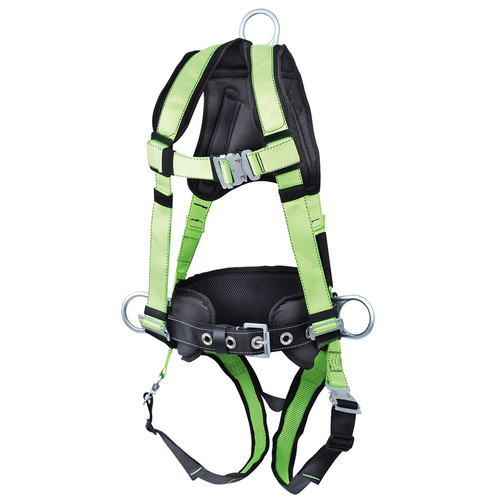 Hi-Vis PeakPro Harness & Positioning Belt | 3D, Class AP | PeakWorks FBH60110A1020   Safety Supply Canada