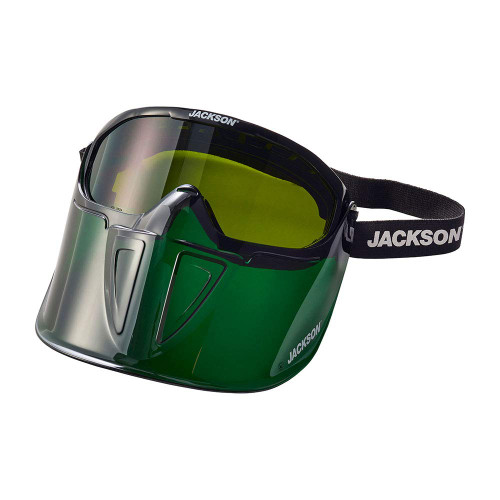 GPL550 Green Goggle Flip Up Chin Guard - IR5| Jackson Safety
