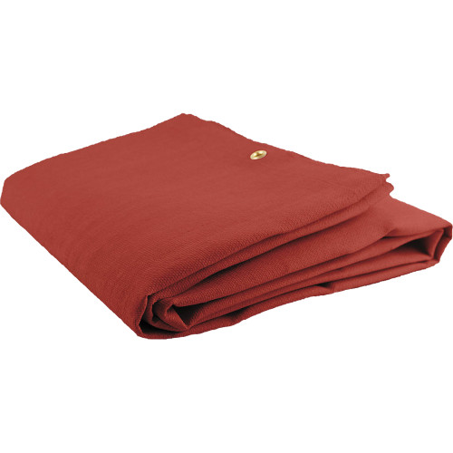 17 Oz Silicone Coated Fibreglass Welding Blanket - Dark Red