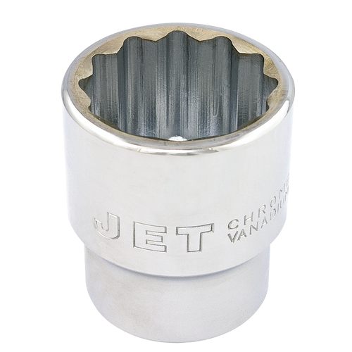 SAE Regular Chrome Socket - 12 Point | Case of 8, 12, 14, 20, 30, 40, 50, 60, 70, 80, 90 and 100 | JET 673212/673214/673215/673216/673217/673218/673220/673221/673222/673224/673225/673226/673227/673228/673229/673230/673232/674223/674224/674226/674227/674228/674229/674230/674232/674234/674235/674236/674238/674240/674242/674244/674247/674248/674250 Safety Supply Canada