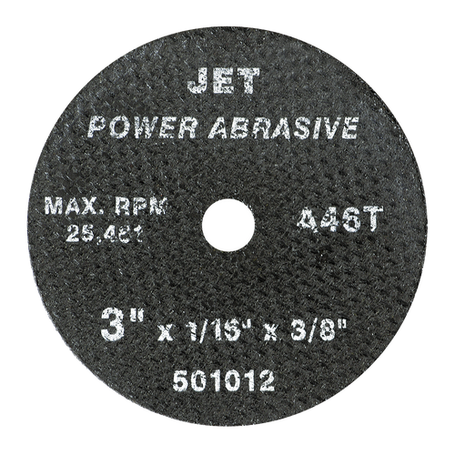 4 x 1/16 x 3/8 A46T POWER ABRASIVE T1 Cut-Off Wheel | Case of 25 | JET 501017 Safety Supply Canada