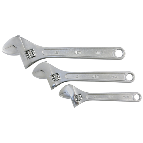 3-PC Adjustable Wrench Set | Case of 10 | JET 711102 Safety Supply Canada