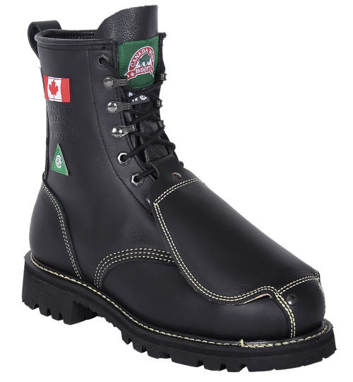 Mens Canada West® Lace Work Boots - 8" Blk Welder/Metguard ST/PRI/ESR