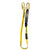 6' External Energy Absorbing Lanyard, Single Leg, Yellow with Steel Snap Hook 46100   Safety Supply Canada