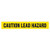 CAUTION LEAD HAZARD Dispenser Boxed Barricade Tape (Pack of 12 Rolls)