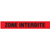 ZONE INTERDITE Dispenser Boxed Barricade Tape - Red (Pack of 12 Rolls)