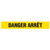 DANGER ARRET Dispenser Boxed Barricade Tape  - Contractor Grade (Pack of 12 Rolls)