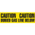 6" CAUTION BURIED GAS LINE BELOW Utility Barrier Tape (Pack of 6 Rolls)