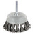 2-3/8 x 1/4" Shaft Mounted Knot Twisted Cup Brush | Case of 100 | JET 550802 Safety Supply Canada
