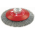 4-1/2 x 5/8-11NC Crimped Conical (Bevel) Brush | Case of 60 | JET 554115 Safety Supply Canada