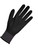 Seamless Knit Grey Nylon 15G Black Nitrile Foam Knuckle Dip