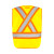 TV2 Universal 5 Pt. Tearaway Solid Traffic Vest | Case of 25 | WASIP